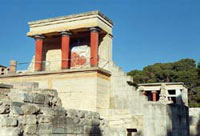 knossos crete greece